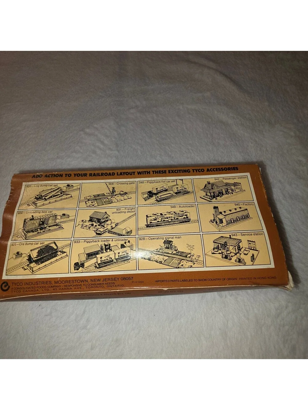 Tyco HO Scale Electric Train Boxcar Durango RC 40394 Vintage Model Train Car NIB